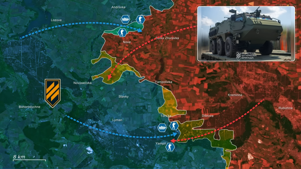 Frontline report: Latvia delivers critical armored vehicles as Ukrainian forces counter Russian advance near Lyman