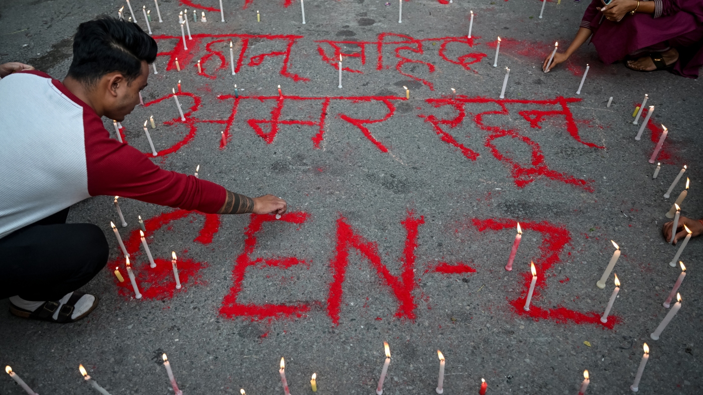 Gen Z-led protests put Nepal’s 1st woman leader in power : NPR