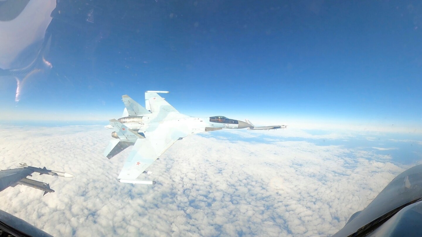 Russian warplanes fly near Alaska again, US military says
