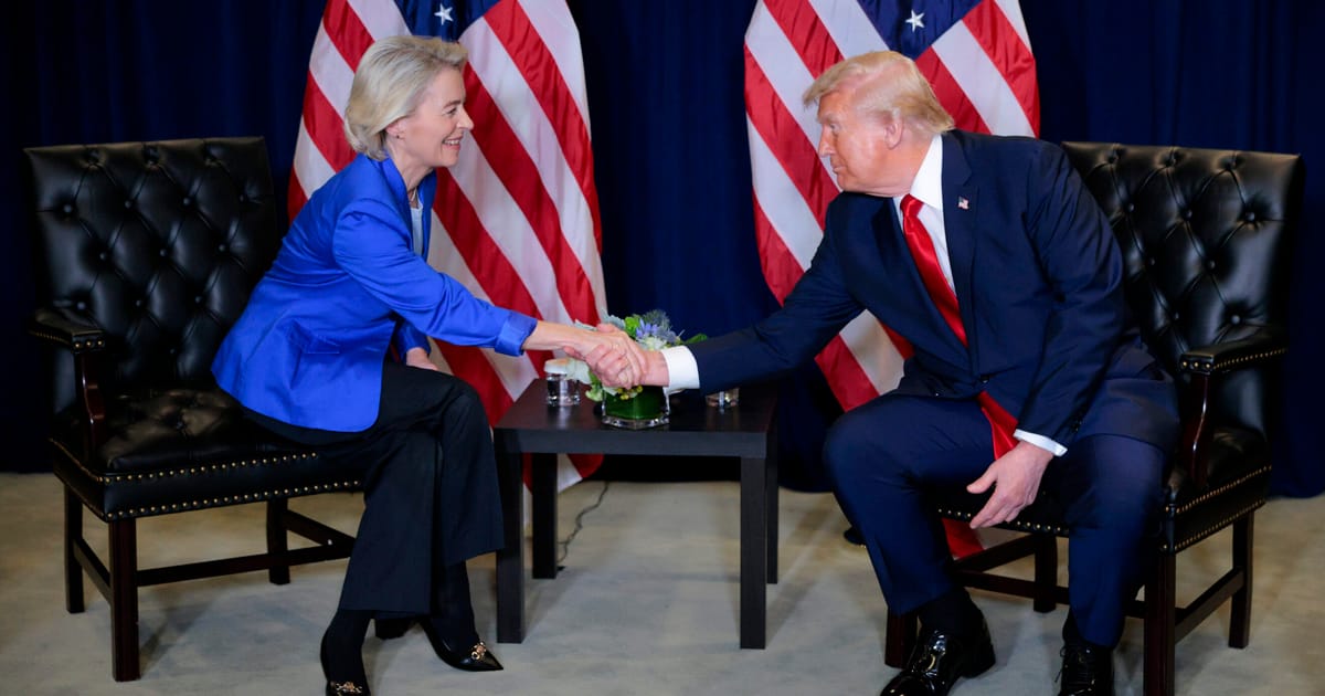 Who to thank for Trump’s Ukraine U-turn? Von der Leyen, of course, says Commission – POLITICO
