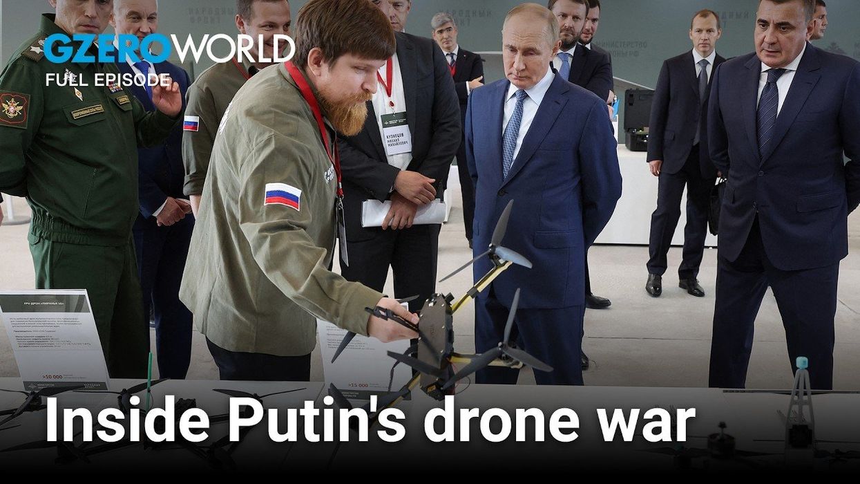 Putin's drone battle for Ukraine's skies – GZERO Media