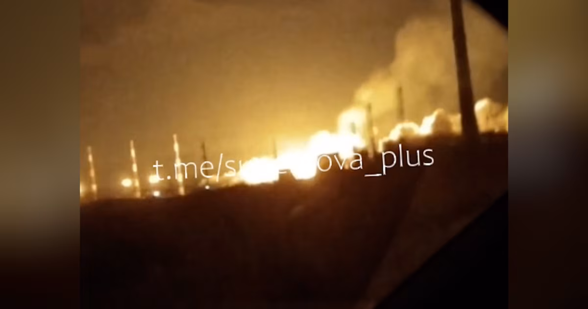 Ukrainian Drone Strikes Shut Down Major Russian Gas Plant