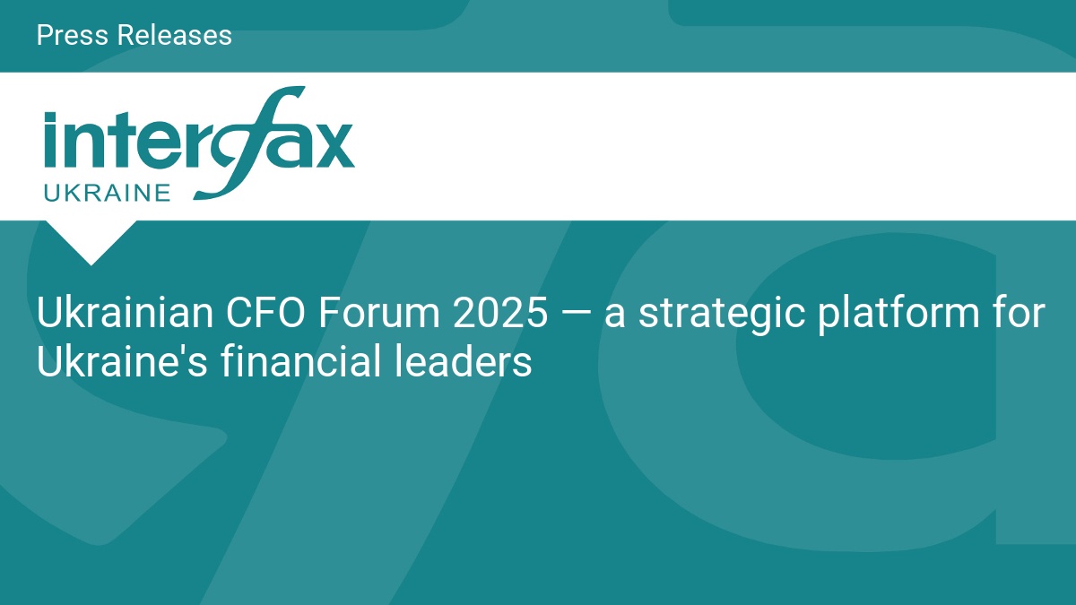 Ukrainian CFO Forum 2025 — a strategic platform for Ukraine’s financial leaders