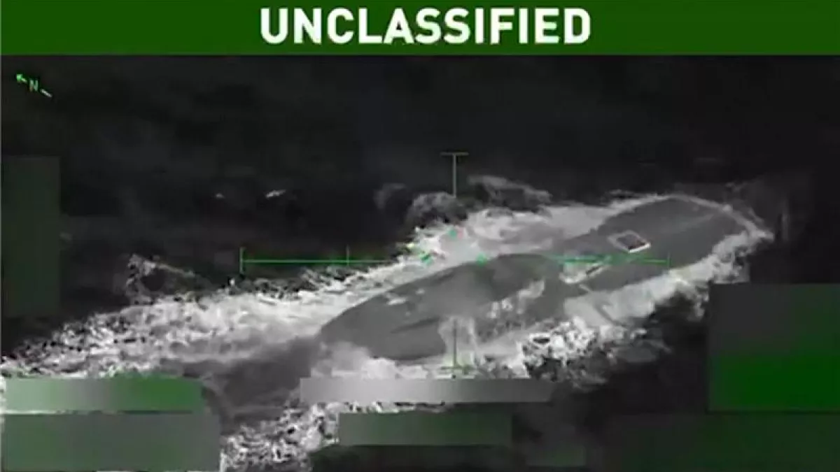 WATCH: Video shows US military strike on suspected drug-carrying submarine in Caribbean