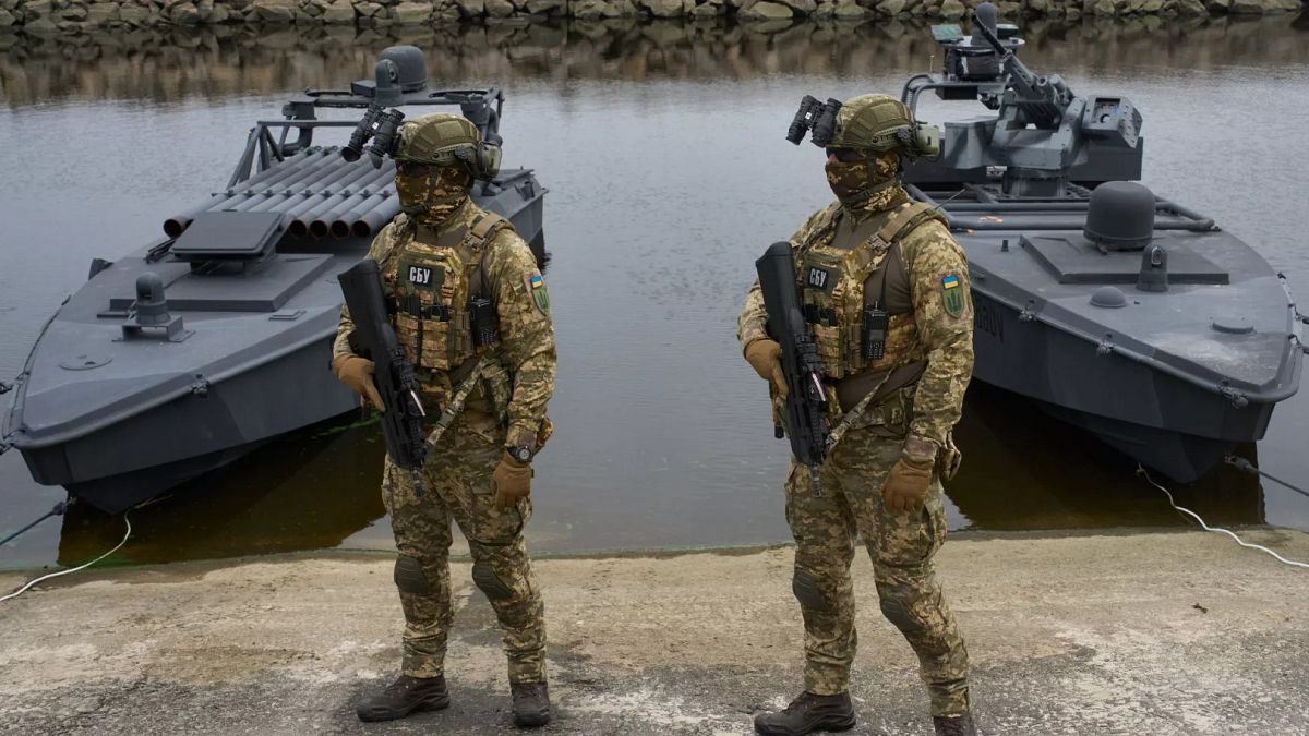 Ukraine unveils upgraded ‘Sea Baby’ drone it says can strike anywhere in the Black Sea