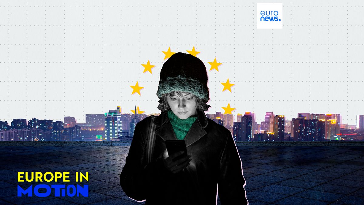 Where in Europe do people feel least safe walking alone at night?