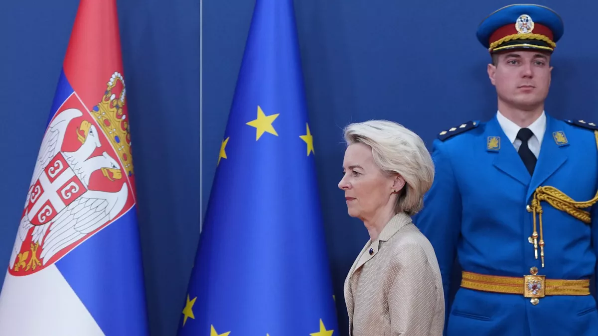 Von der Leyen keeps the door open to EU enlargement on Western Balkans tour