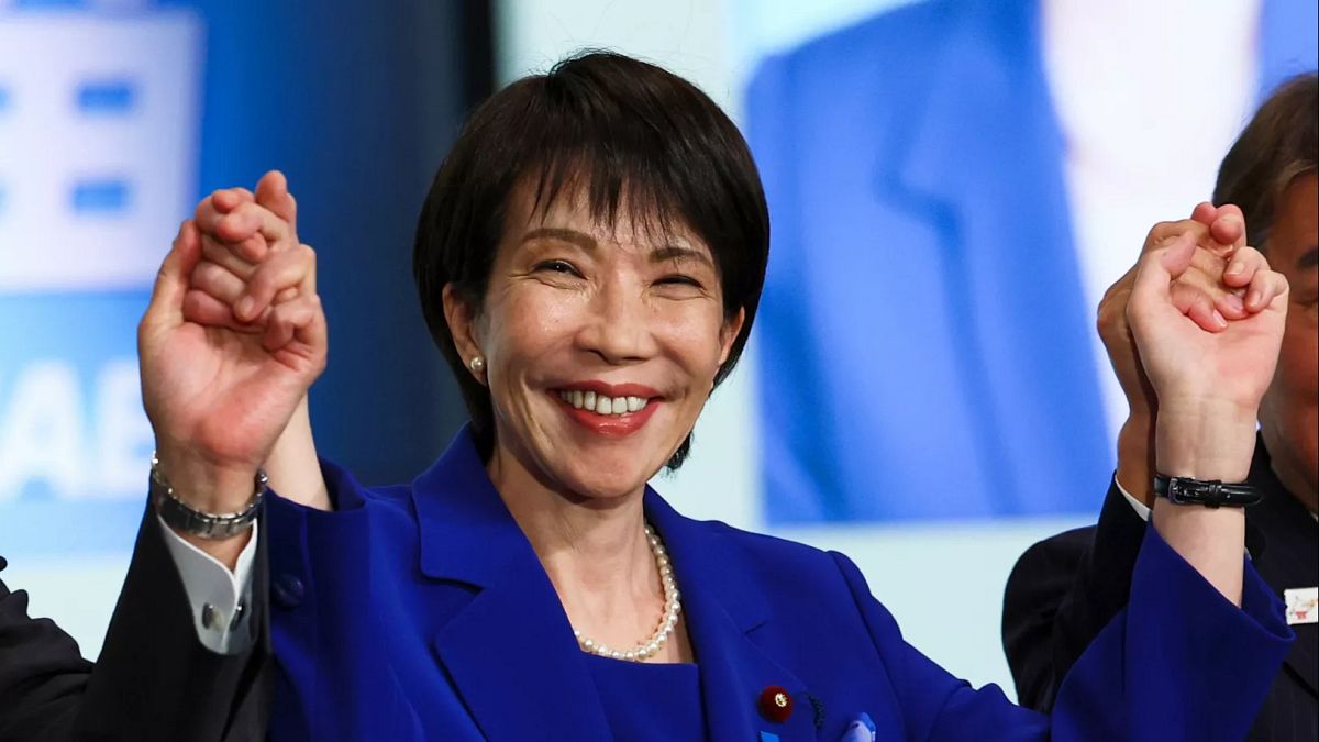 Japan’s ruling party elects Sanae Takaichi as new leader, set to become first female PM