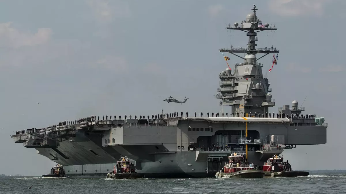 US sending aircraft carrier to South America, Pentagon says in major escalation of military buildup