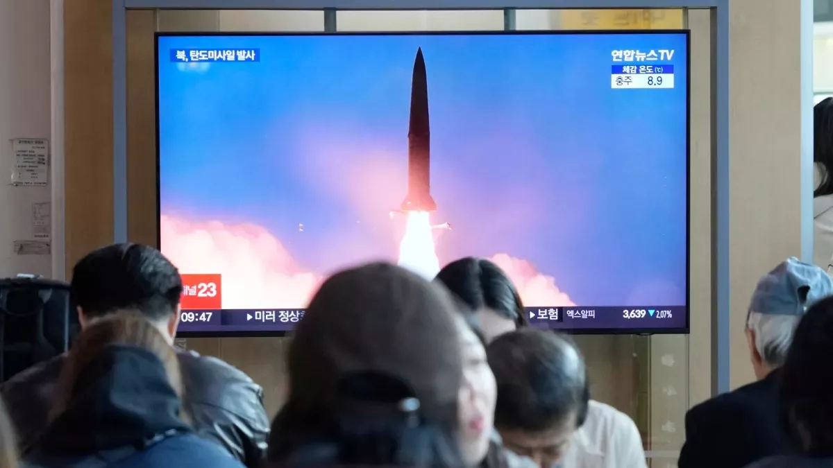 North Korea has fired ballistic missiles toward the east, Seoul says