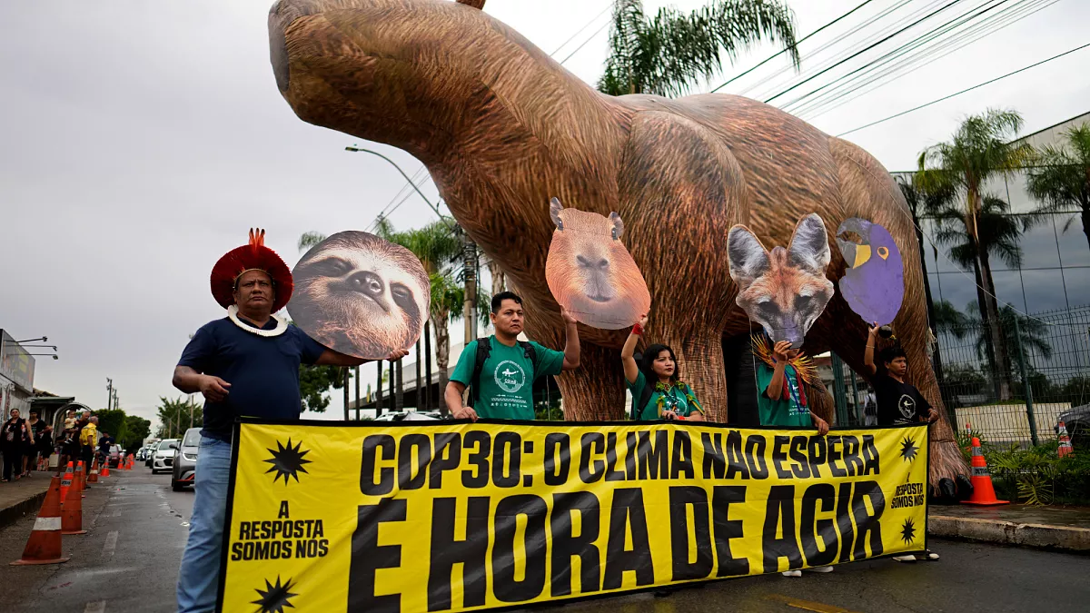 Video. Hundreds of Indigenous protesters call for land recognition in Brazil
