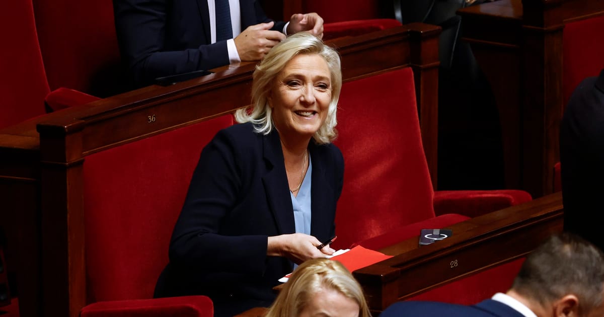 For first time ever, French parliament backs text pushed by Le Pen’s far right – POLITICO