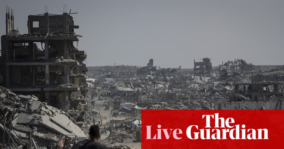 Infectious diseases in Gaza ‘spiralling out of control’, says WHO – as it happened | Gaza