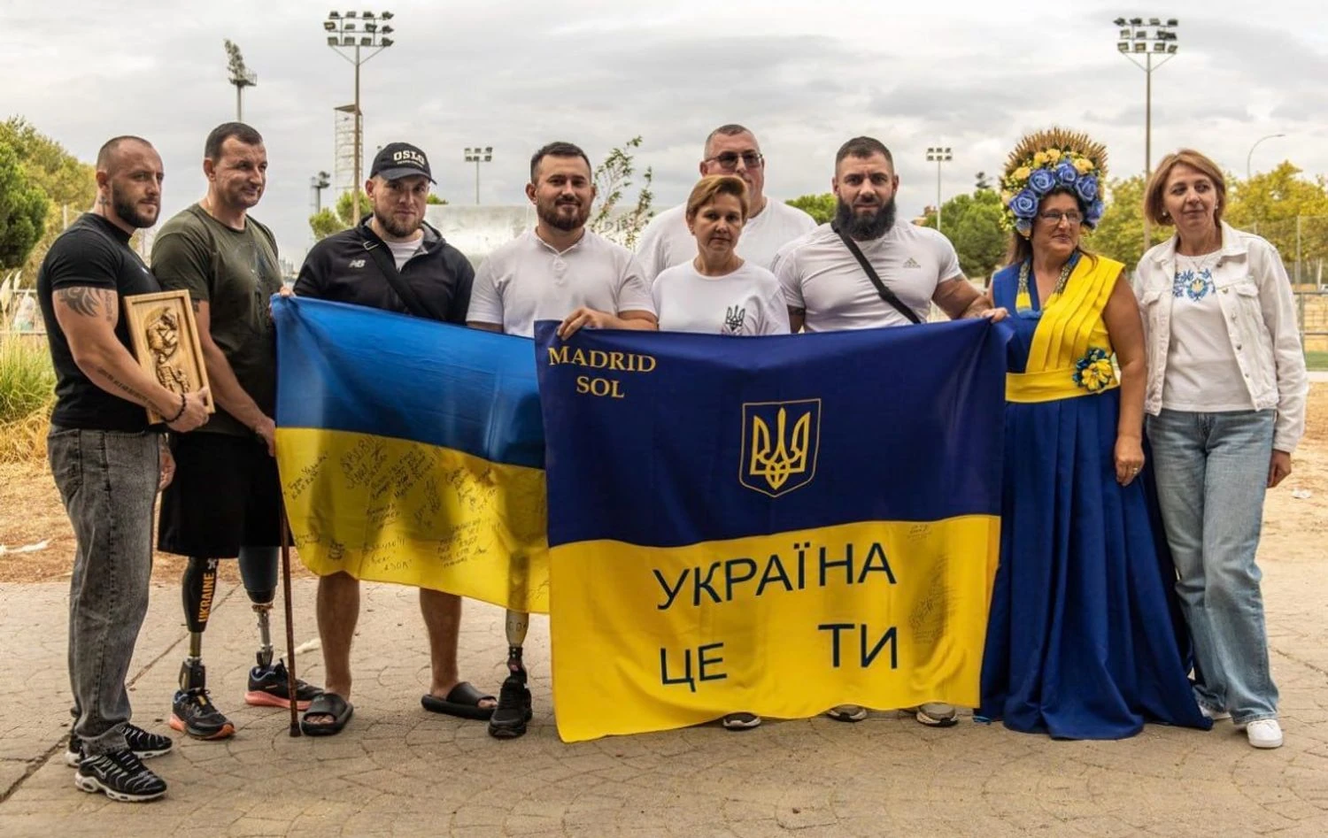 A football match was played in Spain in support of HUR fighters from the “Timur Special Unit”