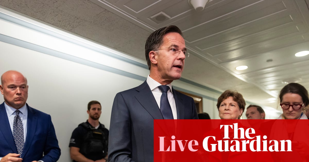 Nato chief says Trump is ‘only one who can get this done’ on Ukraine war as Bessent says ‘substantial’ Russia sanctions to come – live | US news