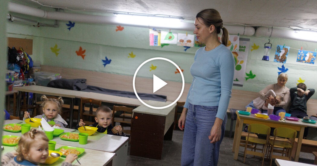 Ukrainian Daycare Struggles to Provide Heat, Light and Food