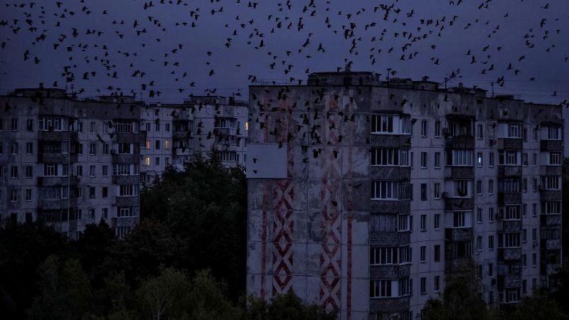 Swarms of Russian drones plunge parts of Ukraine into darkness, as Zelensky turns to Europe again