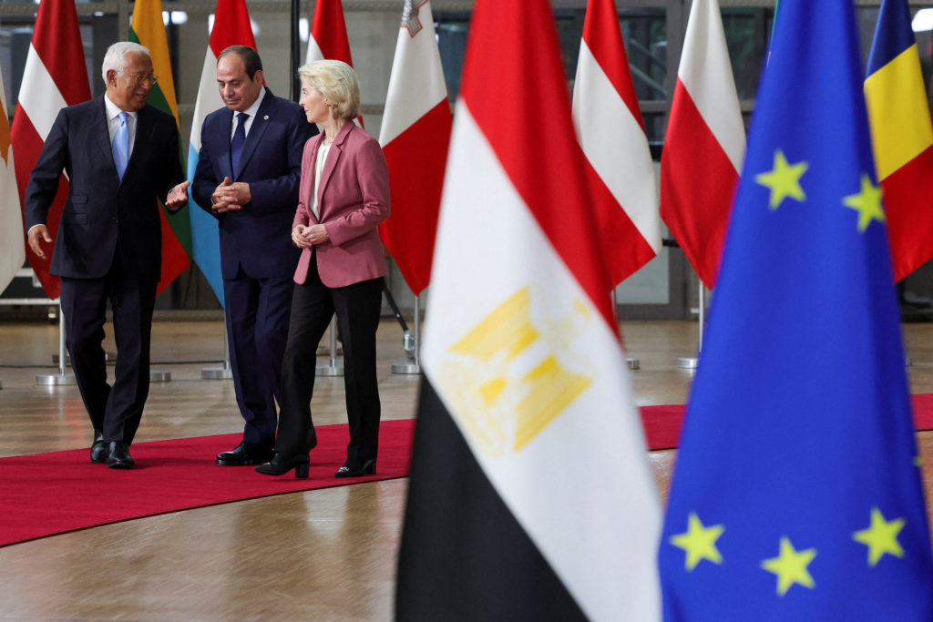 The EU and Egypt’s first-ever summit will focus on economic ties, migration and Gaza