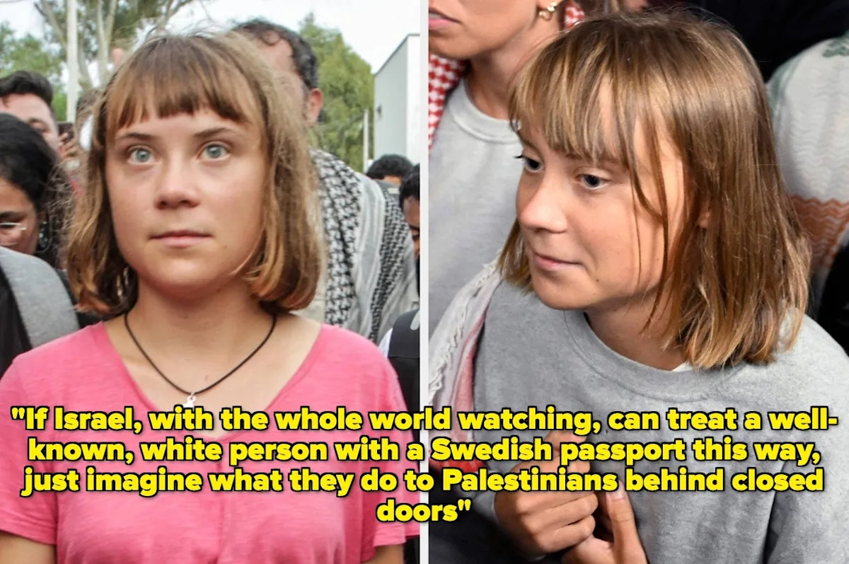 Greta Thunberg Said Guards Took Selfies With Her After She Was Forced To Undress As She Detailed The Abuse She Allegedly Endured In An Israeli Prison