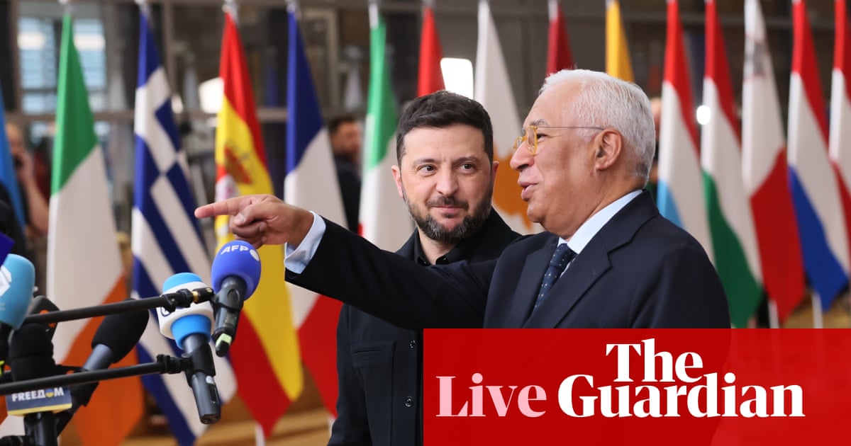 Zelenskyy hails sanctions on Russian oil and gas as EU leaders discuss use of frozen assets for Ukraine – Europe live | Europe