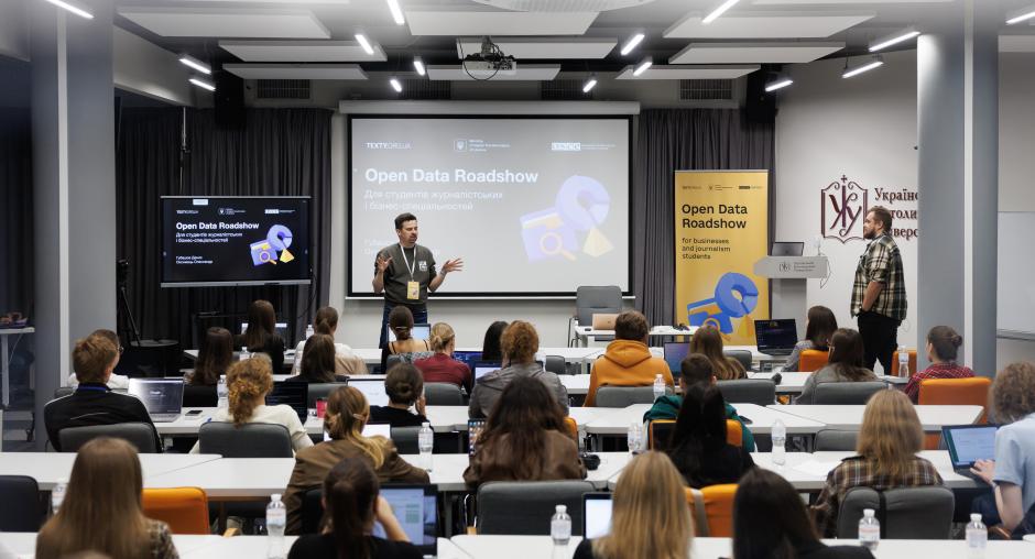 OSCE roadshow equips students in Ukraine with open data skills for journalism and business