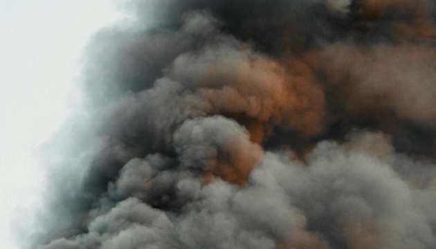 Russian drone hits gas station in Chernihiv