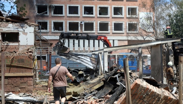 Educational institution in Sumy damaged in Russian attack