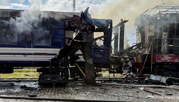 One person killed in Russian strike on railway station in Shostka