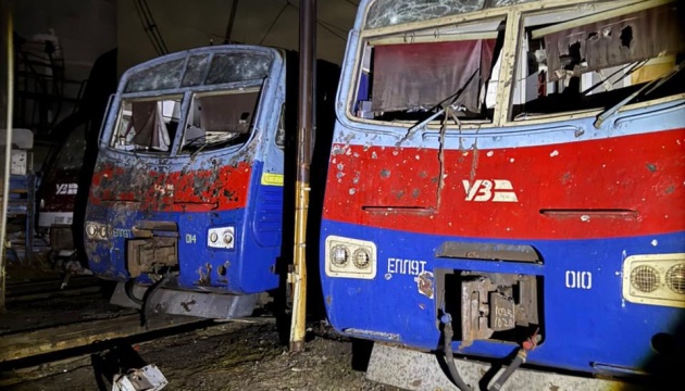 Enemy struck energy and railway facilities in two regions at night, Kuleba said