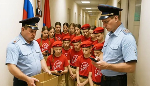 In occupied Crimea, Russian officials search students’ phones for banned apps and Ukrainian settings