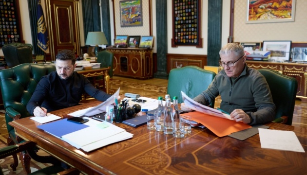 Zelensky discusses countering Russia’s “shadow fleet” with head of FIS