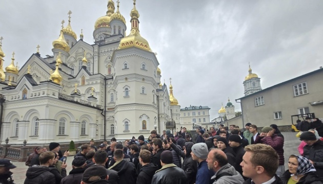 Provocations disrupt searches at Pochaiv Lavra in Ternopil region