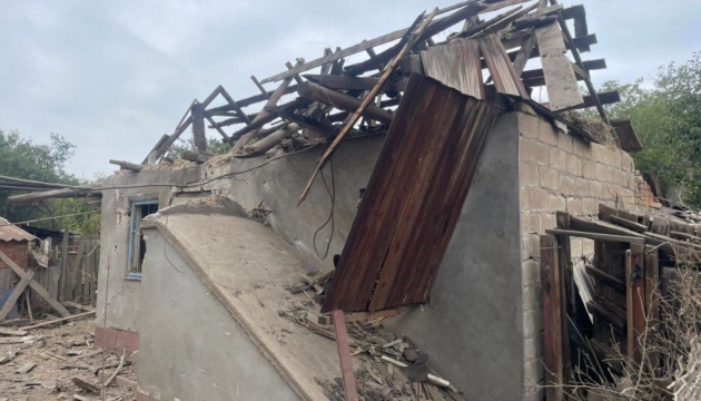 Russia pounds Nikopol district with drones, artillery: homes, power lines damaged