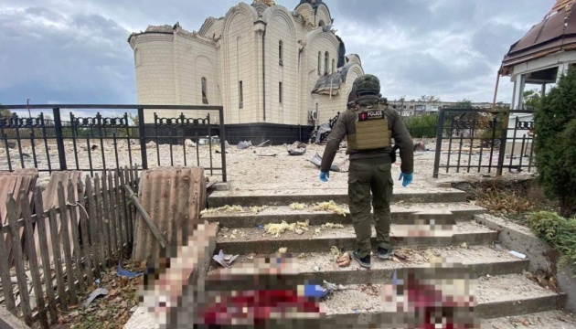 Russian airstrike on Kostiantynivka church kills priest, four-year-old child