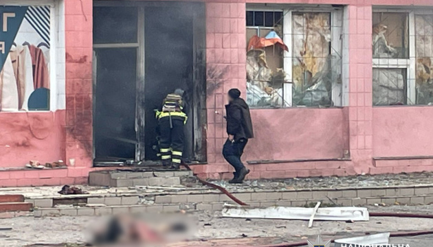 One killed and another injured as Russian drone hit a store in Chernihiv region