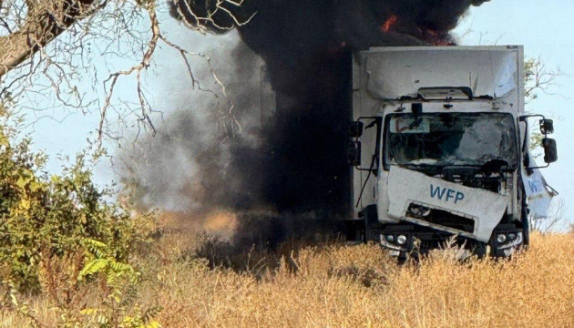 Russians shell UN humanitarian aid trucks in Kherson region