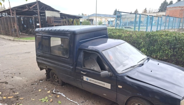Russians strike Donetskoblgaz branch in Druzhkivka with FPV drone