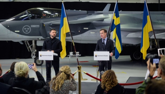 Ukrainian president, Saab leadership discuss joint drone production