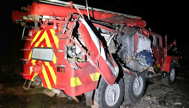 Rescuer killed, five more injured in renewed Russian shelling in Kharkiv region