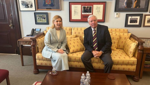 Stefanishyna, Graham discuss legislation to increase pressure on Russia