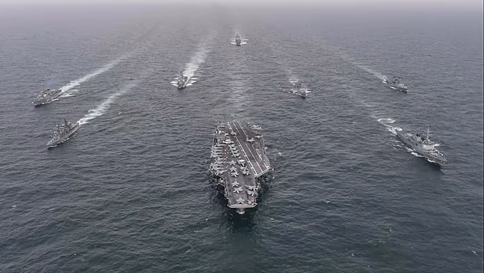 Navy loses two aircraft from USS Nimitz aircraft carrier within 30 minutes in South China Sea