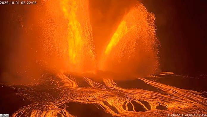 WATCH: 'Record high' lava fountains seen at Hawaii's Kilauea volcano in latest eruption
