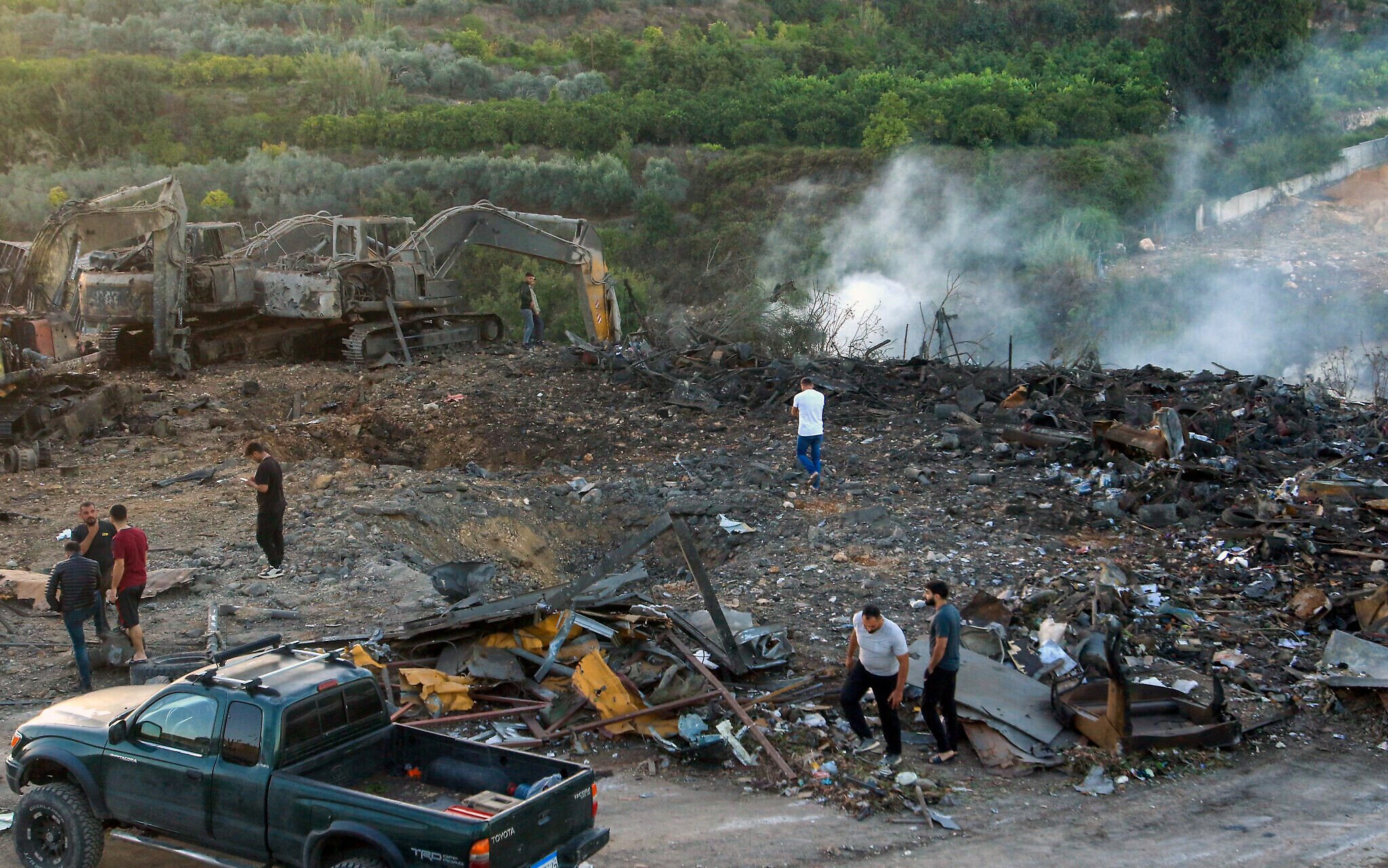 IDF says strikes in Lebanon destroyed hundreds of Hezbollah construction vehicles