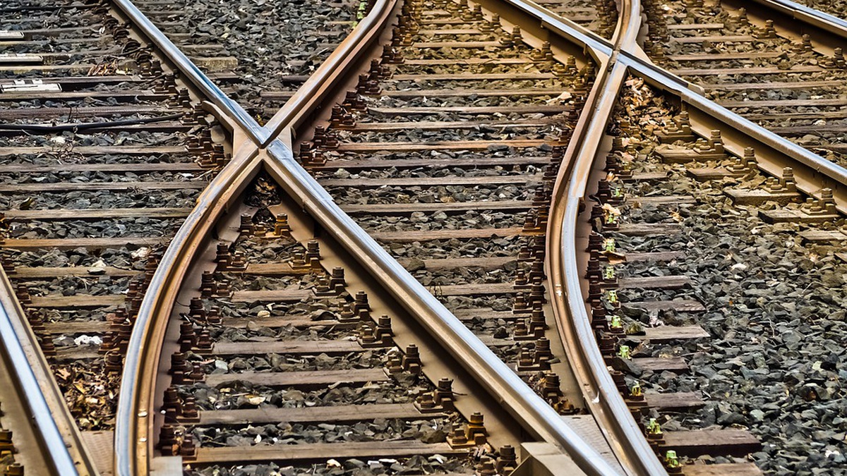 Train carrying military cargo derails after track blowup near St. Petersburg, Russia