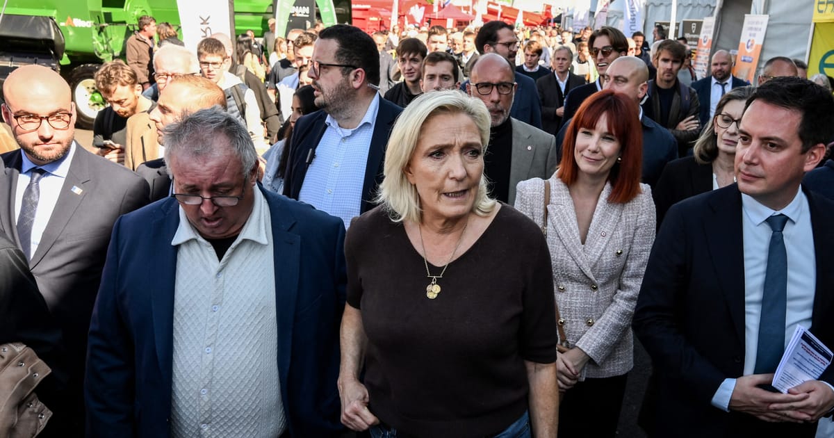 Le Pen says she’ll try to bring down any future PM until Macron calls new election – POLITICO