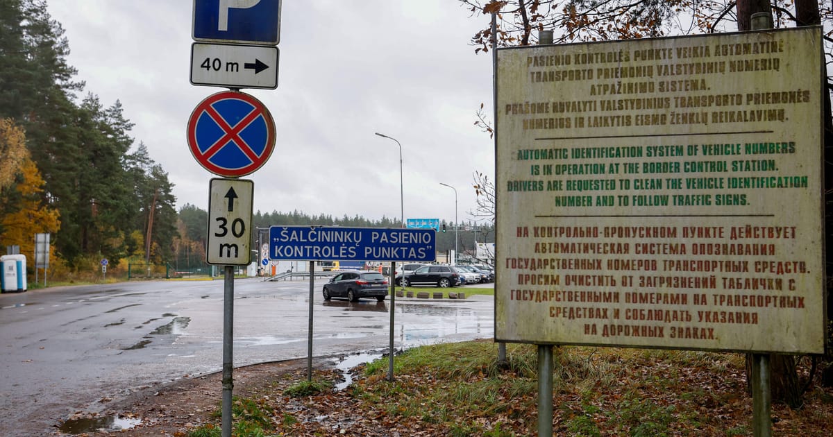 Lithuania suspends air traffic over capital due to balloons – POLITICO