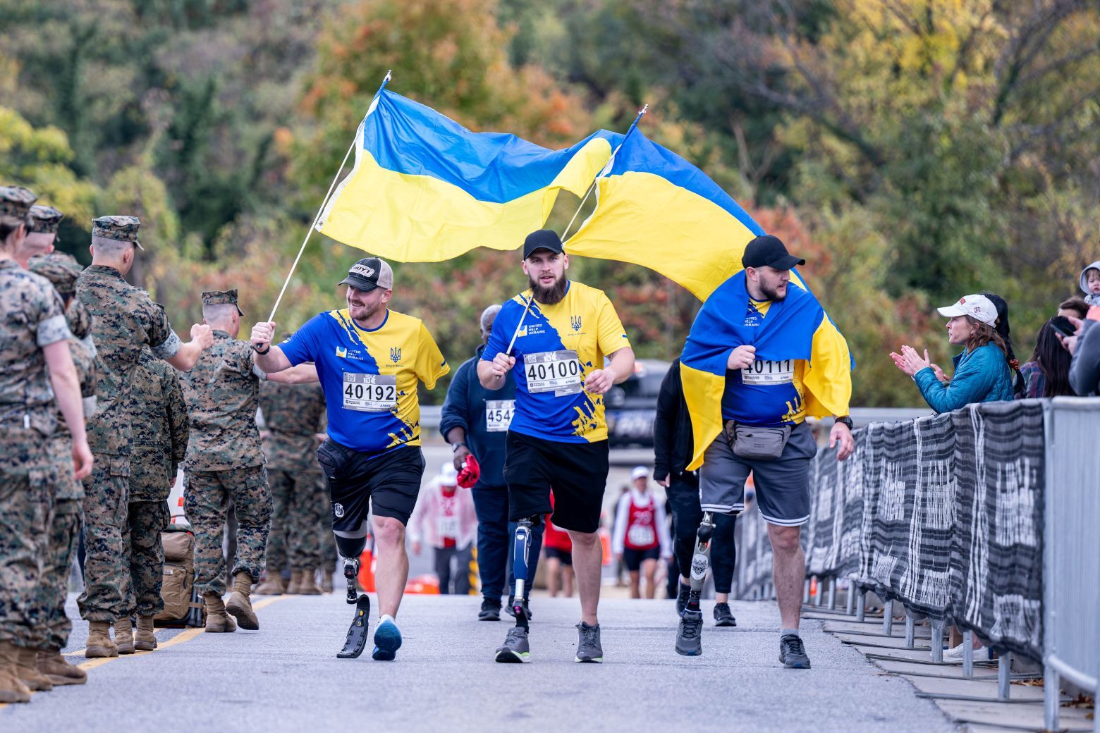 US service members are not the only one’s racing in Marine Corps Marathon. Ukrainians are coming from the frontlines.