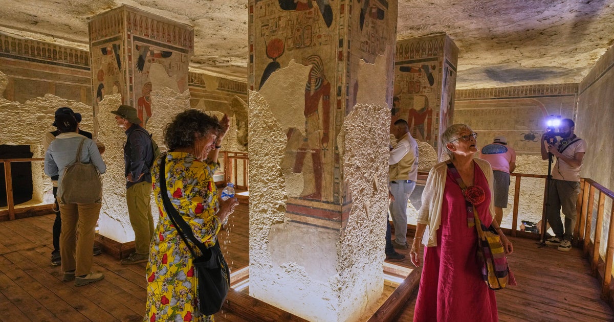 Pharaoh’s tomb in Egypt’s Valley of the Kings reopens to the public after 2-decade renovation