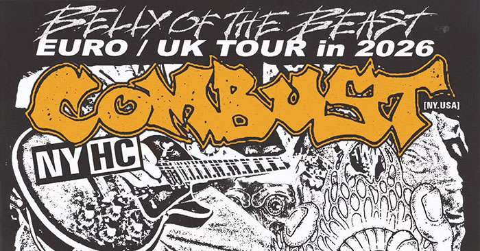 Combust announce tour of Europe, UK with Speedway