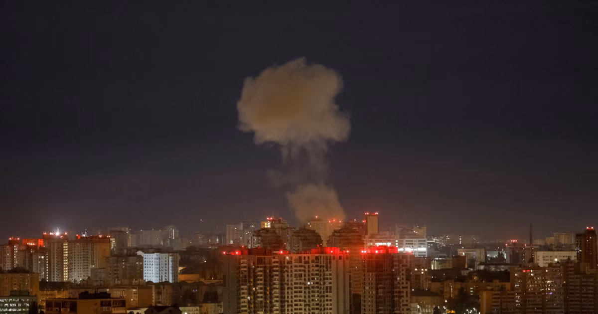 Power Outages In Eastern Kyiv After Russian Overnight Strikes Hit Energy Sites, Set Apartments Ablaze